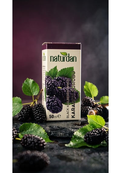 9 Adet - Naturdan Karadut Şurubu 50 Ml