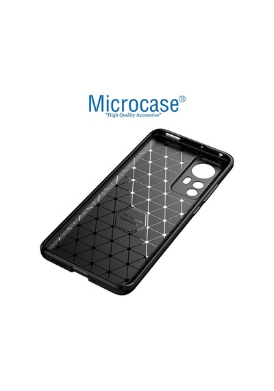 Microcase Xiaomi 12S Pro Maxy Serisi Silikon Kılıf - Siyah