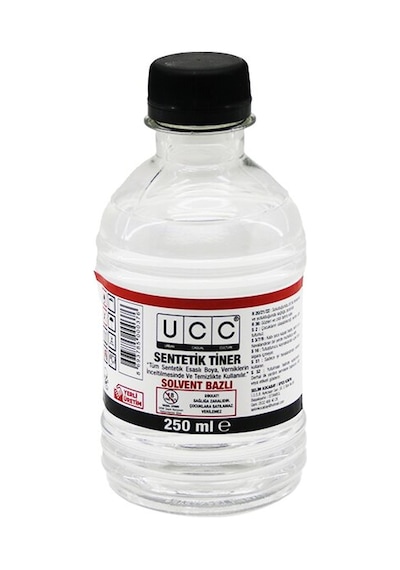 Ucc Sen Tiner 250ml Solvent Bazlı