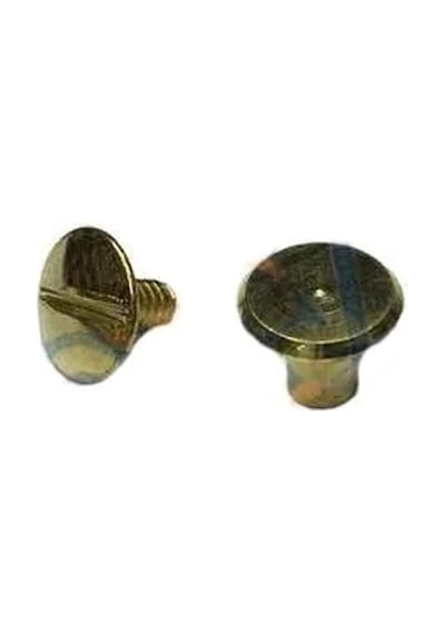 Hubrendy Çer Cilt Menü, Katalog, Kartela Vidası, 6 Mm - Sarı, 100 Adet