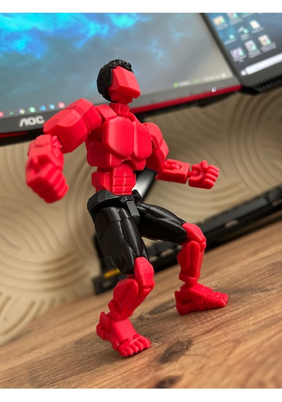 Dummy Red Hulk 3d Baskı Eklemleri Hareketli Figür 16 Cm Koleksiyonluk Oyuncak Hulk