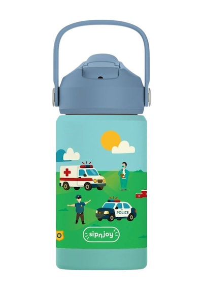 Sipnjoy - Flipsip Çocuk Su Termosu 360 Ml - Rescue Crew