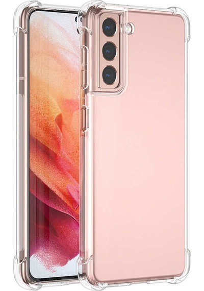 Galaxy S21 Plus Kılıf Zore Nitro Anti Shock Silikon Kılıf Renksiz