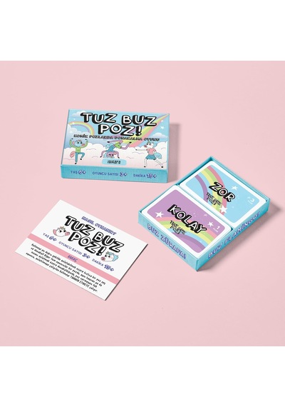 İyikafa Tuz Buz Poz Pozlu Parti Kutu Oyunu Poz Ver, Tahmin Et, Puan Kazan 3+ Oyuncu 6+ Yaş Eğlence Garantili Anlar