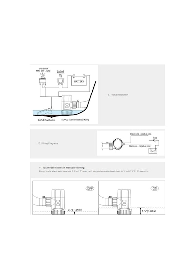 Seaflo Sintine Pompası 800 Gph 12 V
