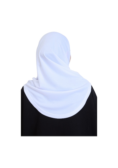 Modish Group Hazır Başörtü Pratik Tak Çıkart Kadın Günlük Şal Hafif Kırışmaya Dayanıklı Beyaz