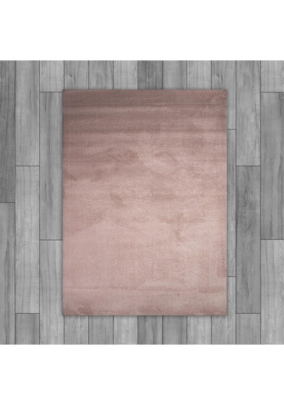 Dream Color Pembe Yumuşak Yüzeyli Kaymaz Makinede Yıkanabilir Halı-879 Beyaz