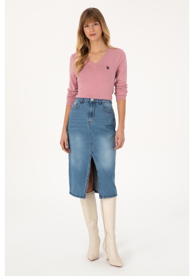 U.S. Polo Assn. U.s. Polo Assn. Kadın Koyu Pembe Kazak /triko 50313590-vr167