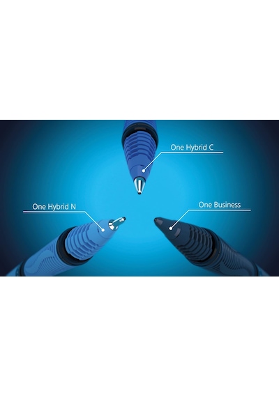 Alıcının Dönerbaşlı Kalem One Hybrid C 05, Konusspitze 0,5 Mm, Mavi, 1er Kartı Üzerinde