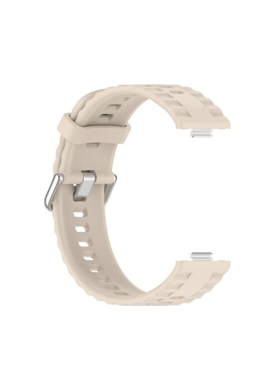 Watch Fit 3 Klasik Kordon - Krem Ahşap