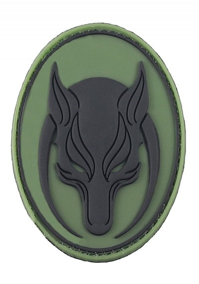 Safariavm Börü Kurt Türk Yuvarlak 3d Silikon Pvc Arma Yeşil