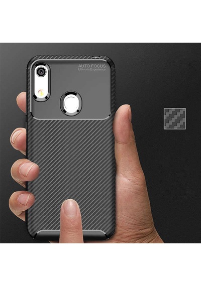 Huawei Honor 8a Kılıf Zore Negro Silikon Kapak Kahverengi