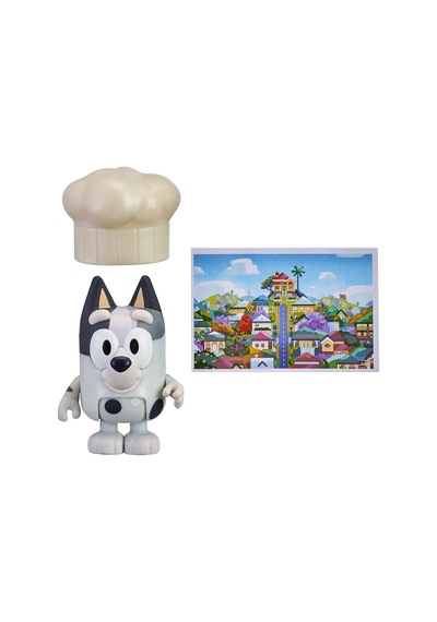 Bluey Tek Figür Aksesuarlı Set Bluey Tek Figür Aksesuarlı Set Muffin Ve Aşçı Şapkası