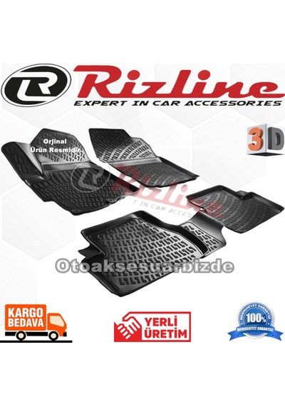 Mitsubishi Lancer 3D Paspas Havuzlu Siyah 2008-2015 Arası Rizline N11.248