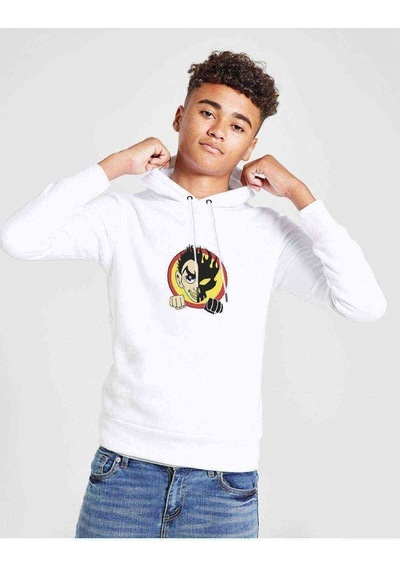 Tshirthane The Offspring Logo 7 Baskılı Unisex Çocuk Kapüşonlu Beyaz Sweats