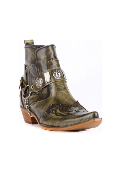 Footcourt Oliv Erkek Kovboy Bot (Western) Yeşil