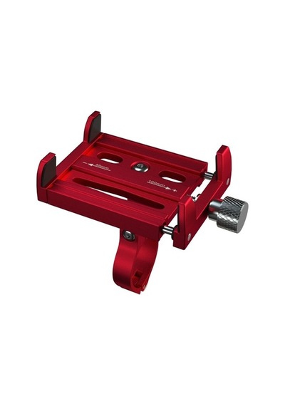 Zhltools Kr01 Bisiklet Motorsiklet Gidon Telefon Tutucu, Metal Vidalı Kırmızı Kırmızı