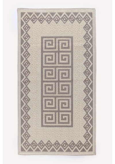 Koton Bukle Kilim Lateks Taban 50x80/60x100/80x120/80x150/120x180/160x240-1027 Kahverengi