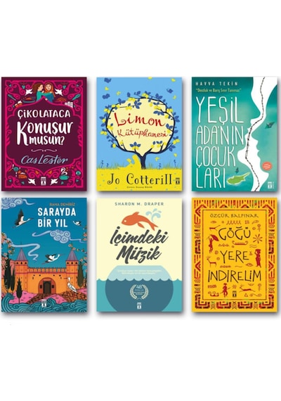 Timaş Gençlik Romanları Içimdeki Müzik Çikolataca Konuşurmusun 6 Kitap Set