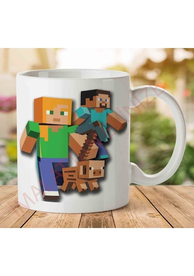 Minecraft-dead-ısland-png İki Tarafı Baskılı Kupa Bardak.jpg