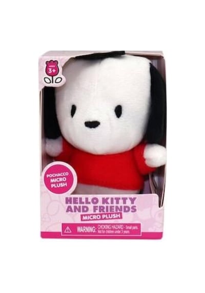 Gioc-hi Prezio-si Hello Kitty Peluş Serisi 7.5cm Sevimli Pochacco Eğlenceli Peluş Oyuncak Çok Renkli