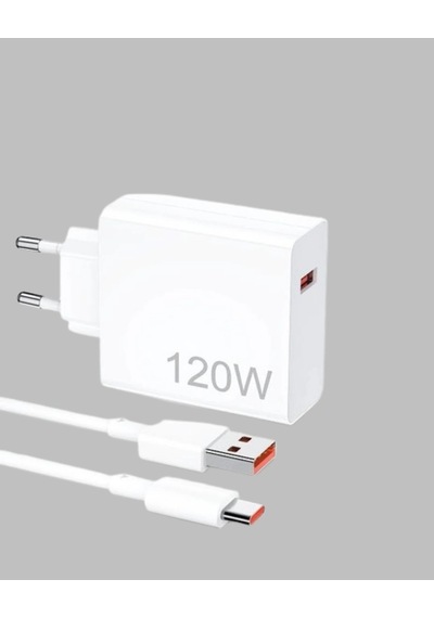 Buğz 120 Watt Hızlı Şarj Adaptörü Samsung S20 S21 S22 S23 Uyumlu