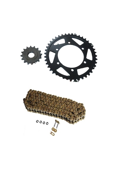 Yamaha Mt 07 -tracer 700 Uyumlu Zincir Dişli Seti Oringli Gold Zincir Tüm Yıllara Uygun -arasmoto