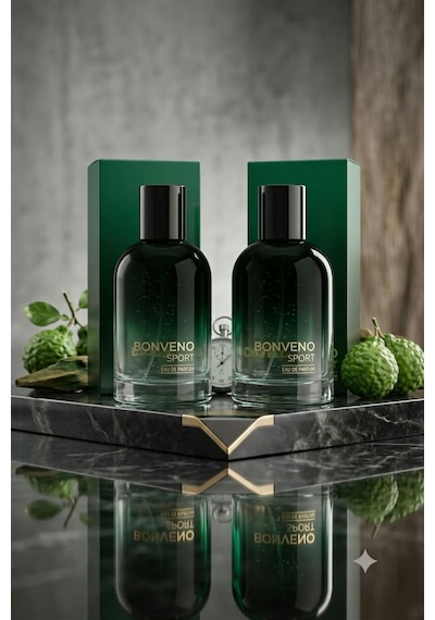 Bonveno Sport Edp 100 Ml + Sport Edp 100 Ml Erkek Parfüm Amber - Misk