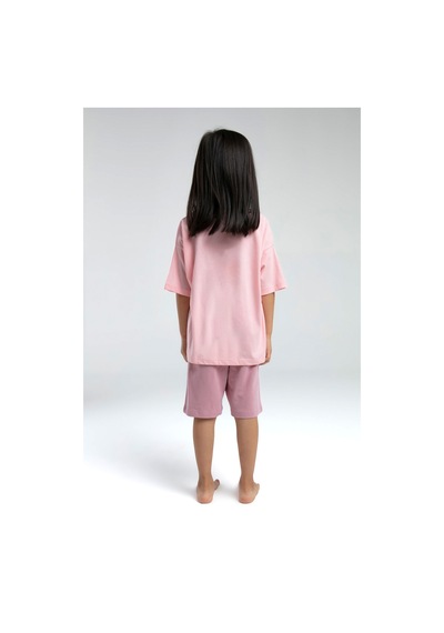 Rolypoly Kız Çocuk Pembe Bermuda Takım Rp3620-c-v2 Pembe