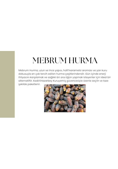 Mebrum Hurma Yeni Sezon 500  G