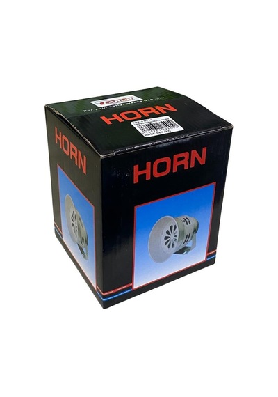 24v Motorlu Siren Metal Büyük Tip 400 Hz Gri 130 160 Mm