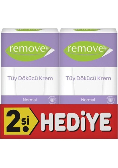 Remove Tüy Dökücü Krem 50 Ml Normal 2'li Özel Set