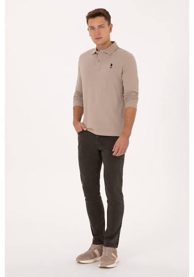 U.S. Polo Assn. Erkek Kahverengi Slim Fit Jean Pantolon 50308279-dn0031