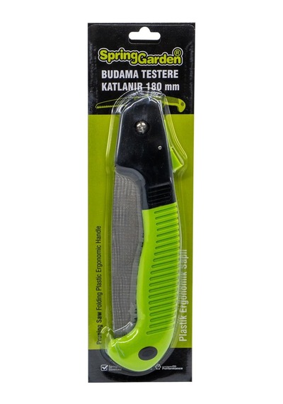 Spring Garden 508020 Plastik Sap Katlanır Budama Testeresi 180 Mm