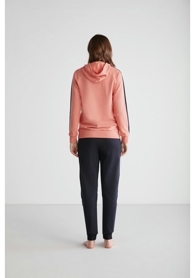 U.s. Polo Assn. 16946 Kadın Kapşonlu Pijama Takımı 001