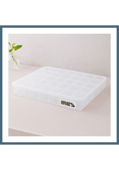 Agc Uygun Sepet Şeffaf Organizer Box 40 Bölmeli Agc