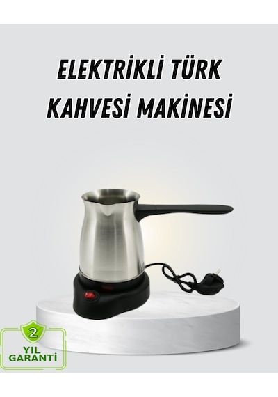 800w Paslanmaz Elektrikli Cezve Gizli Rezistans Ve Ergonomik Kulp Çok Renkli