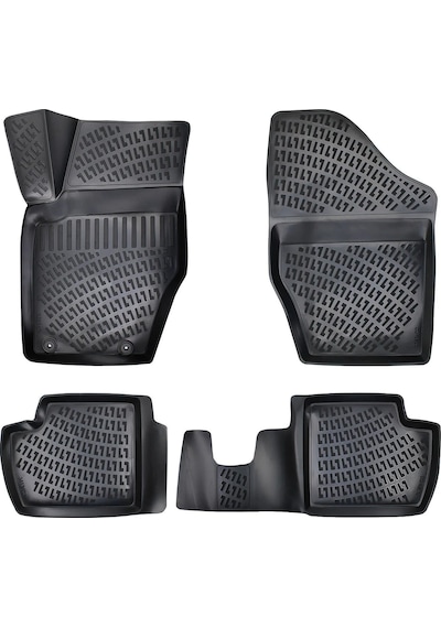 Rizline 3d Oto Paspas Siyah Renk Citroen C4 2004 - 2010 İle Uyumlu