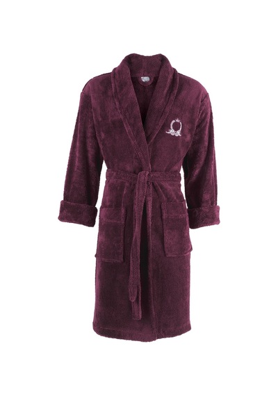 Maisonart Rob Şalyaka Wellsoft Peluş Sabahlık Robdeşambr Bornoz Bordo S/m Bordo