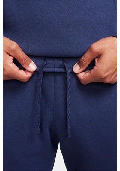 Nike Club Fleece Hoodie Track Suit Kapişonlu Pamuklu Erkek Eşofman Takımı Lacivert