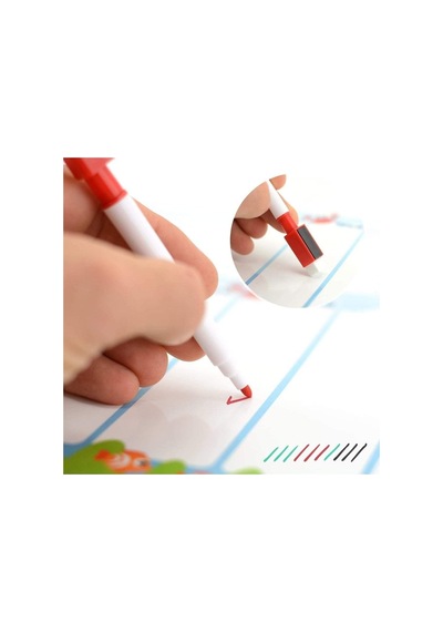 Dünya Magnet Aylık Magnet Planlayıcı, 35x50 Cm Katlanabilir Silinebilir Mıknatıslı Yazı Tahtası Pano + 3 Kalem Diğer