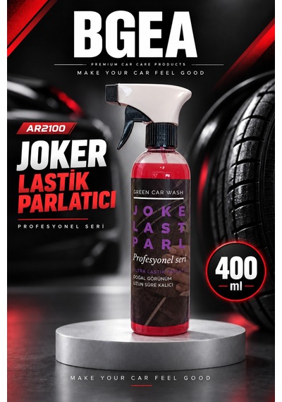 Bgea Green Car Wash Joker Lastik Parlatıcı Sprey 400 Ml