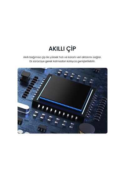 Tr Usb 2.0 Sd - Microsd Kart Okuyucu Ve 3 Port Usb Çoklayıcı Hub