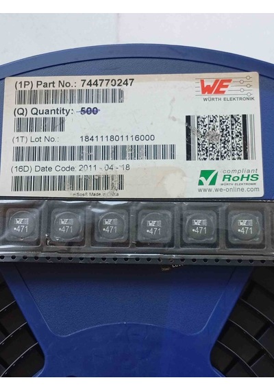 744770247 470uh 0,9a Smd Bobin 25 Adet