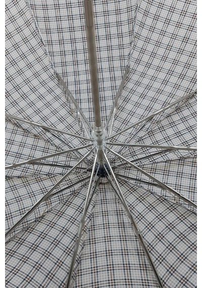 Baginn Snotline-april Kadın Şemsiye Otomatik Açılır 10telli Kapalı Boyut 40 CM 95 CM Çap Yeşil Ekose 001