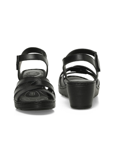 Polaris 161886.z5fx Siyah Kadın Comfort Sandalet 000000000101985299 Siyah