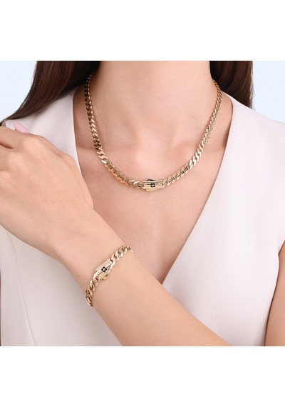 Altınbaş Altınbaş Golden Chain Bileklik Abl0383-y-24737-75mm Çok Renkli