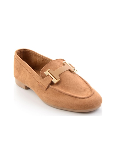 Bambi Taba Kadın Loafer Ayakkabı K01688012272 Taba