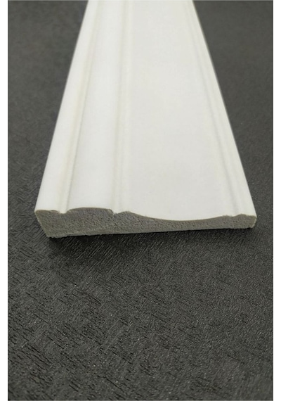 Diecor Dekoratif Boyanabilir 1 Adet 9 Cm Polistren Süpürgelik Gri Model:xa279