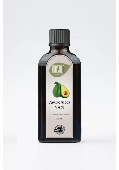 Masala Saf Avokado Yağı 100 ML Soğuk Pres İçilebilir (Avocado Oil)